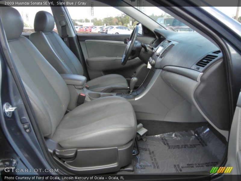 Slate Blue / Gray 2009 Hyundai Sonata SE V6