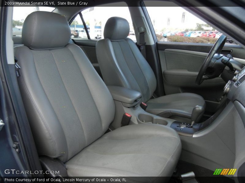 Slate Blue / Gray 2009 Hyundai Sonata SE V6