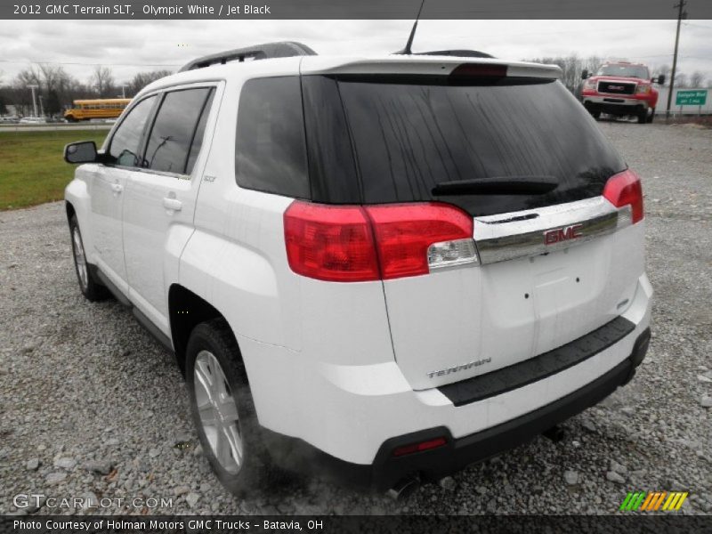 Olympic White / Jet Black 2012 GMC Terrain SLT