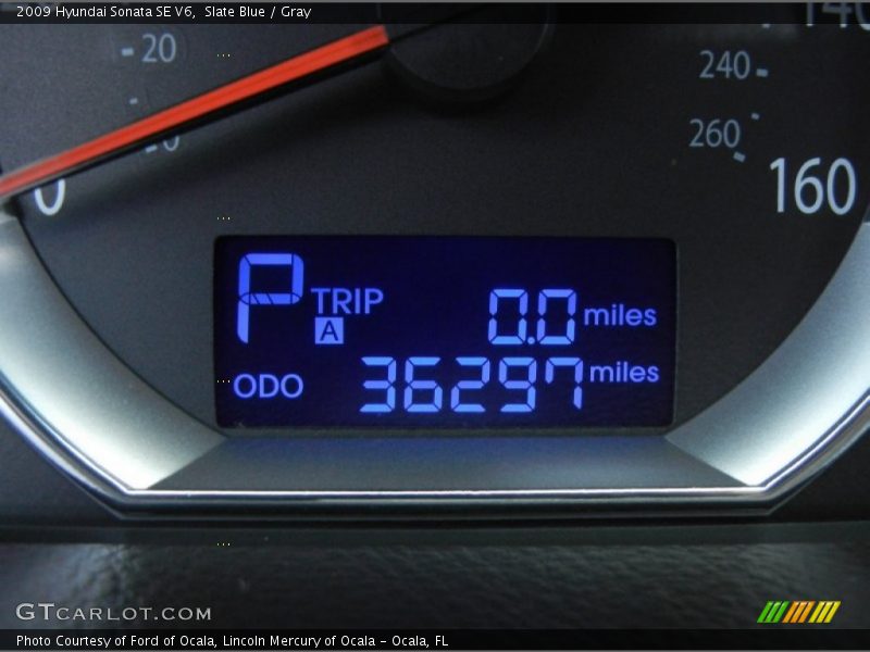 Slate Blue / Gray 2009 Hyundai Sonata SE V6