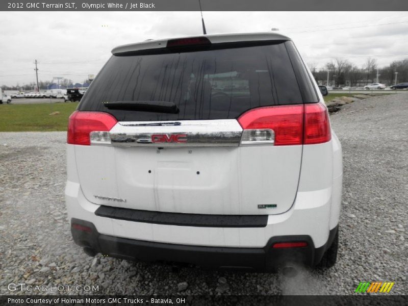 Olympic White / Jet Black 2012 GMC Terrain SLT