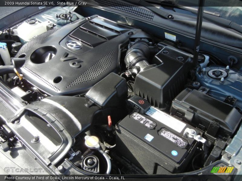 Slate Blue / Gray 2009 Hyundai Sonata SE V6
