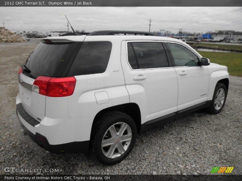 Olympic White / Jet Black 2012 GMC Terrain SLT
