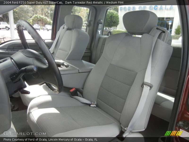  2004 F250 Super Duty XLT SuperCab Medium Flint Interior