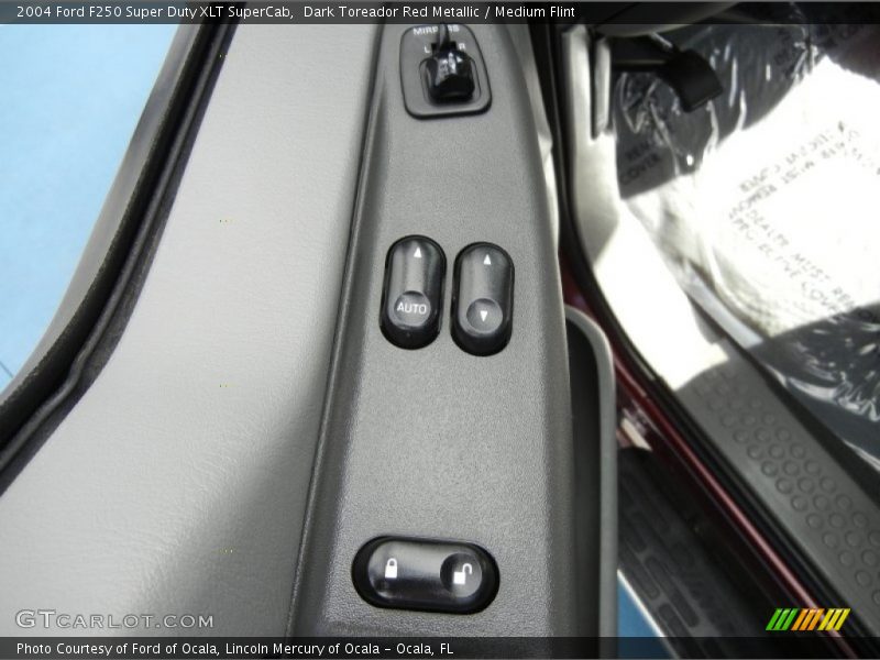Dark Toreador Red Metallic / Medium Flint 2004 Ford F250 Super Duty XLT SuperCab