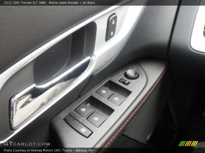 Merlot Jewel Metallic / Jet Black 2012 GMC Terrain SLT AWD