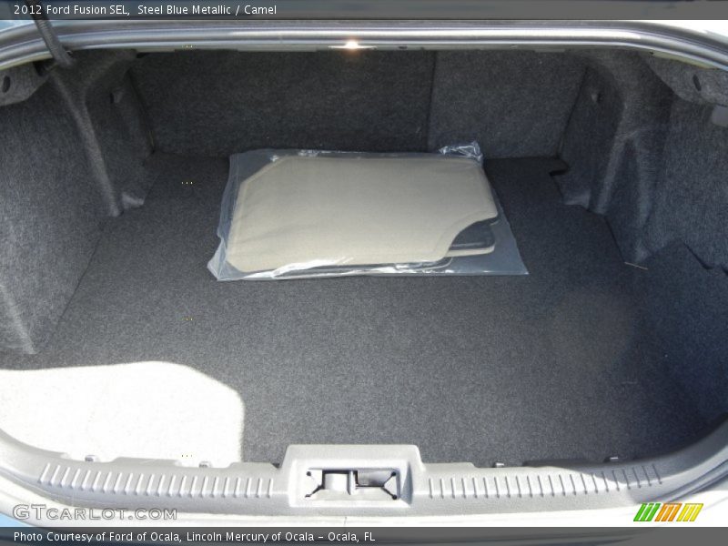Steel Blue Metallic / Camel 2012 Ford Fusion SEL