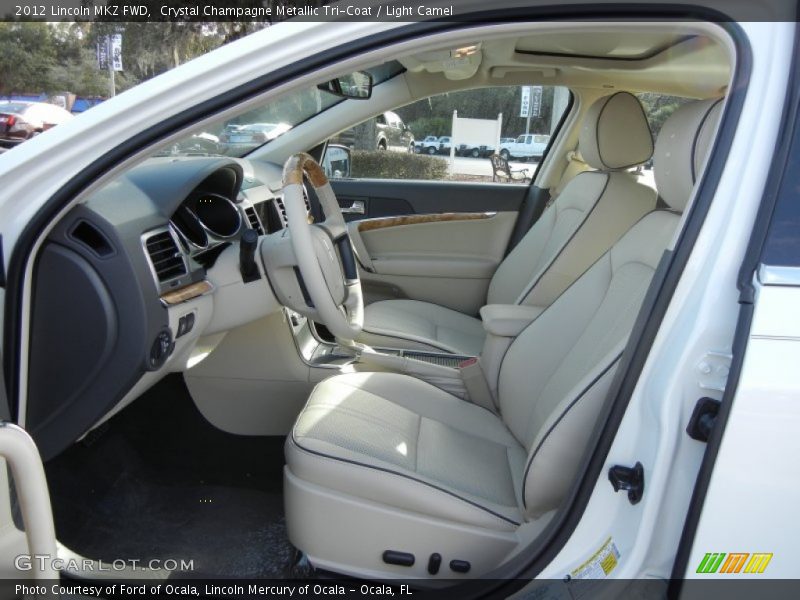 Crystal Champagne Metallic Tri-Coat / Light Camel 2012 Lincoln MKZ FWD