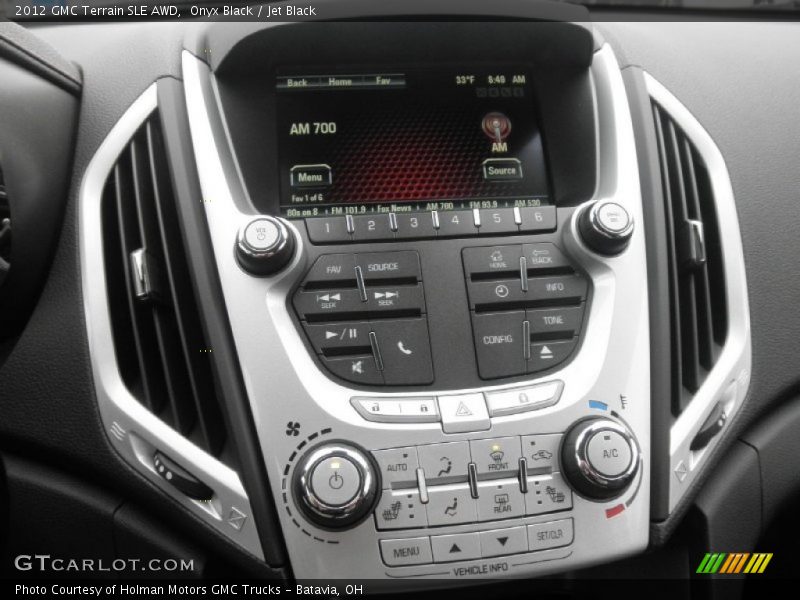 Onyx Black / Jet Black 2012 GMC Terrain SLE AWD
