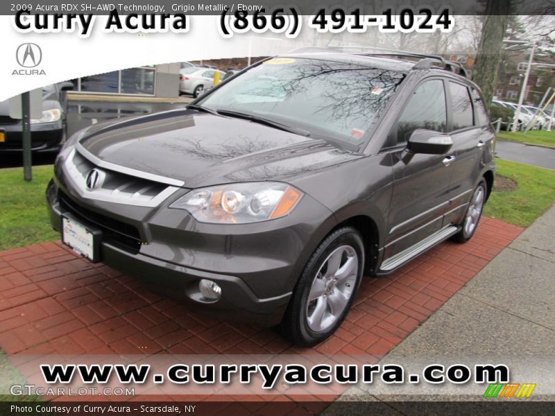 Grigio Metallic / Ebony 2009 Acura RDX SH-AWD Technology