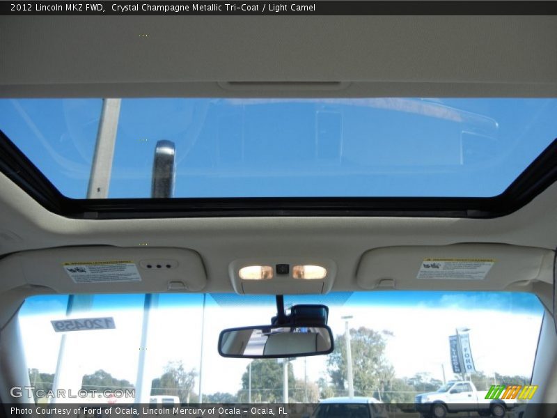 Crystal Champagne Metallic Tri-Coat / Light Camel 2012 Lincoln MKZ FWD