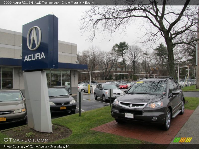 Grigio Metallic / Ebony 2009 Acura RDX SH-AWD Technology