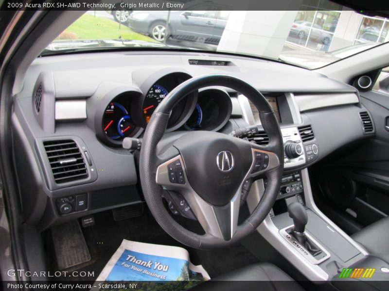 Grigio Metallic / Ebony 2009 Acura RDX SH-AWD Technology
