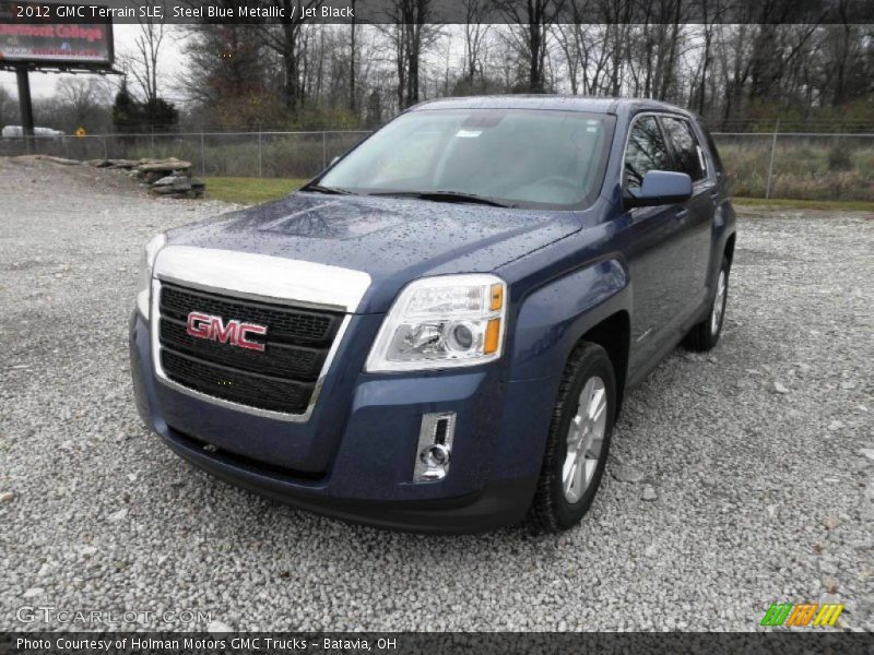 Steel Blue Metallic / Jet Black 2012 GMC Terrain SLE