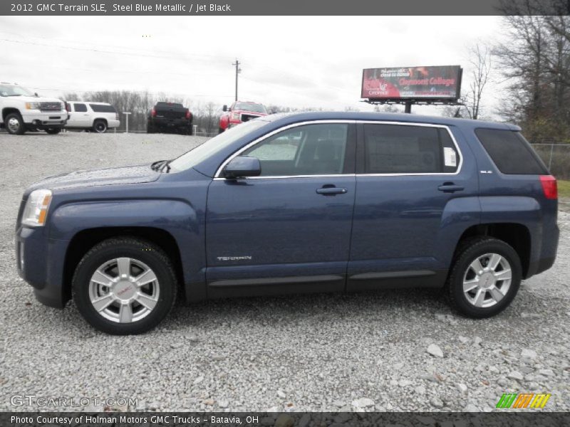Steel Blue Metallic / Jet Black 2012 GMC Terrain SLE