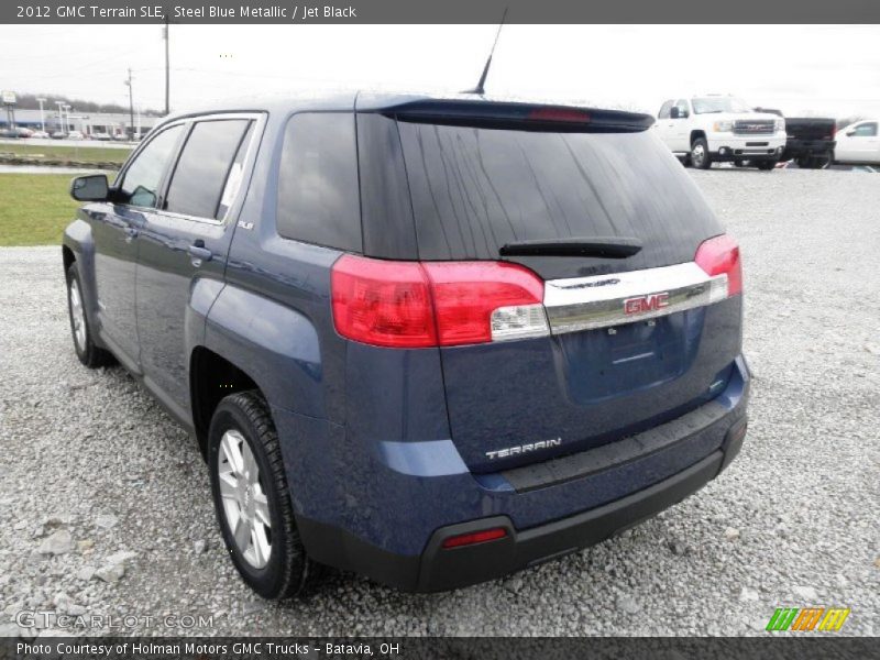 Steel Blue Metallic / Jet Black 2012 GMC Terrain SLE