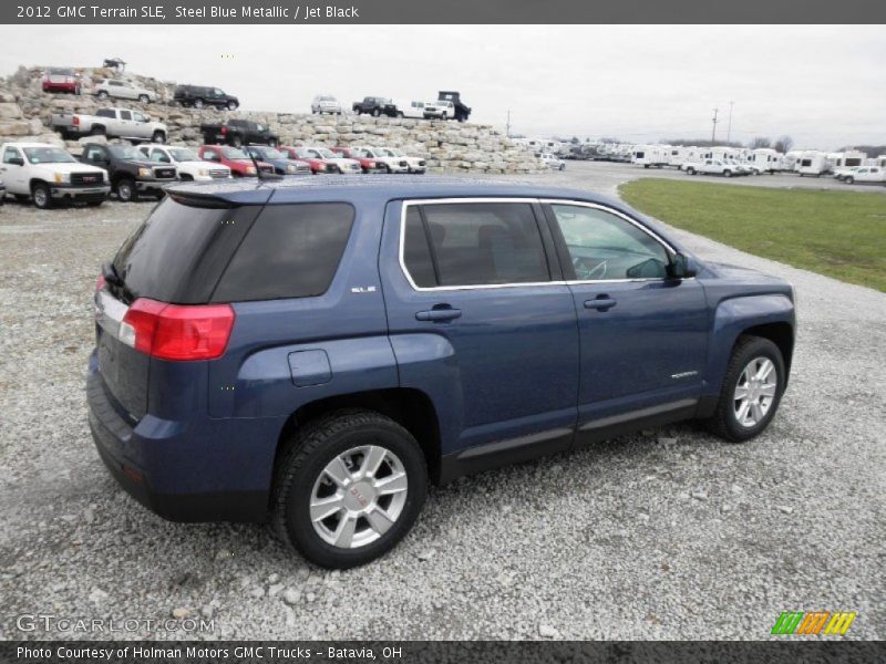 Steel Blue Metallic / Jet Black 2012 GMC Terrain SLE