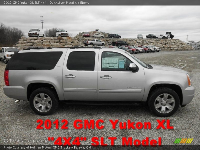 Quicksilver Metallic / Ebony 2012 GMC Yukon XL SLT 4x4