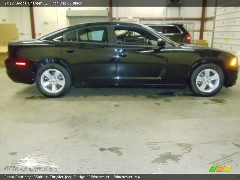 Pitch Black / Black 2012 Dodge Charger SE