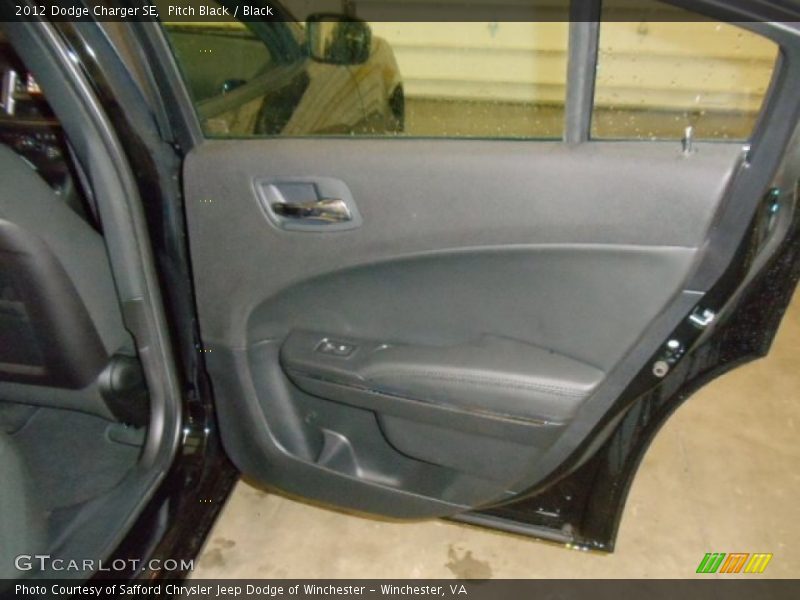 Pitch Black / Black 2012 Dodge Charger SE
