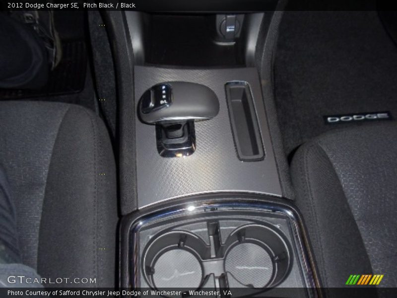 Pitch Black / Black 2012 Dodge Charger SE