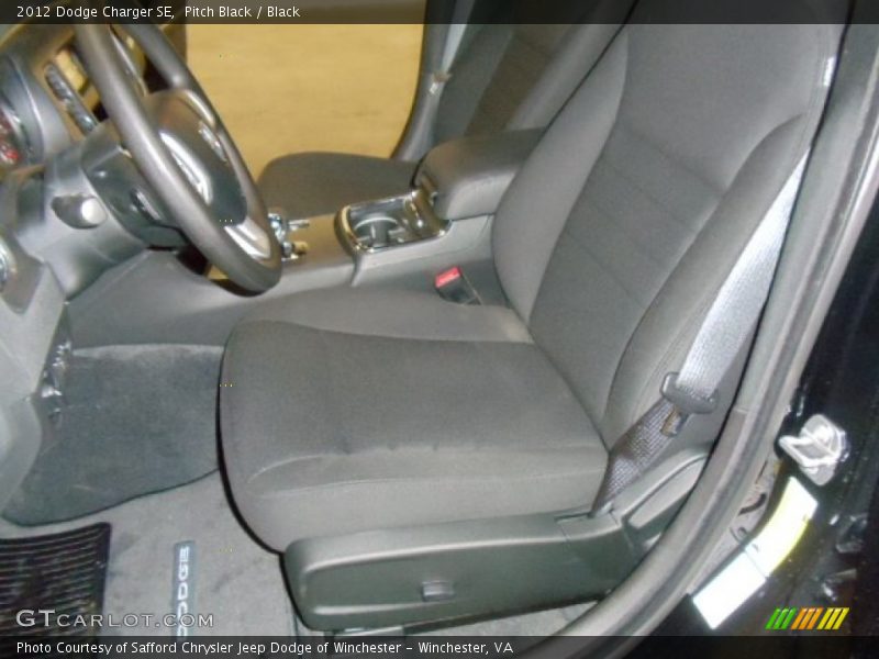 Pitch Black / Black 2012 Dodge Charger SE