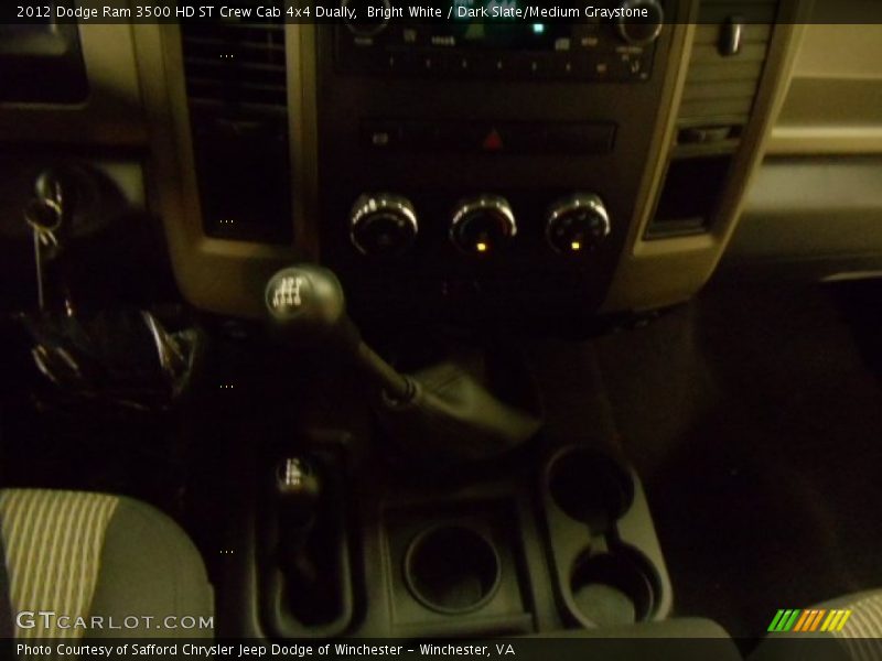 Bright White / Dark Slate/Medium Graystone 2012 Dodge Ram 3500 HD ST Crew Cab 4x4 Dually
