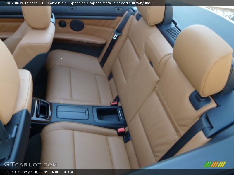 Sparkling Graphite Metallic / Saddle Brown/Black 2007 BMW 3 Series 335i Convertible