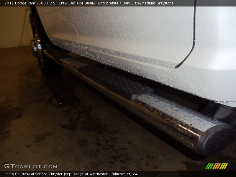 Bright White / Dark Slate/Medium Graystone 2012 Dodge Ram 3500 HD ST Crew Cab 4x4 Dually