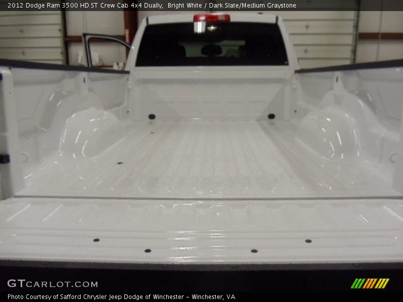 Bright White / Dark Slate/Medium Graystone 2012 Dodge Ram 3500 HD ST Crew Cab 4x4 Dually