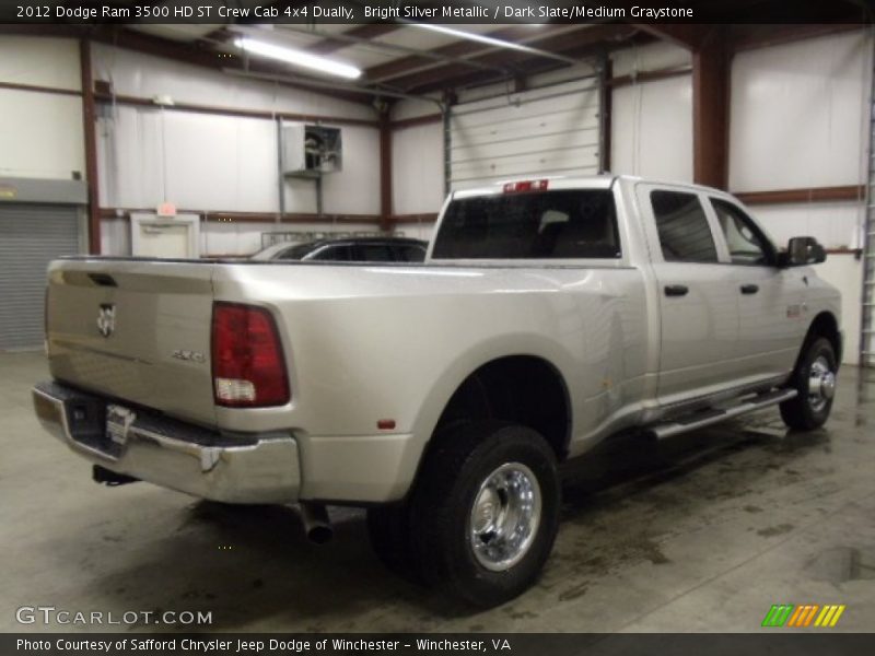  2012 Ram 3500 HD ST Crew Cab 4x4 Dually Bright Silver Metallic
