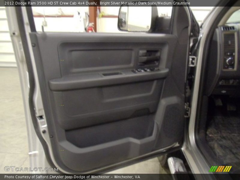 Bright Silver Metallic / Dark Slate/Medium Graystone 2012 Dodge Ram 3500 HD ST Crew Cab 4x4 Dually