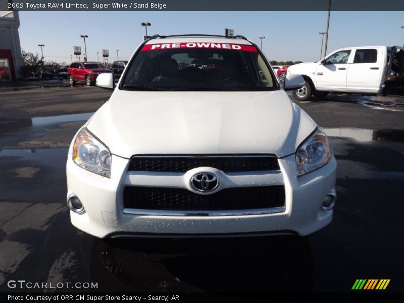 Super White / Sand Beige 2009 Toyota RAV4 Limited
