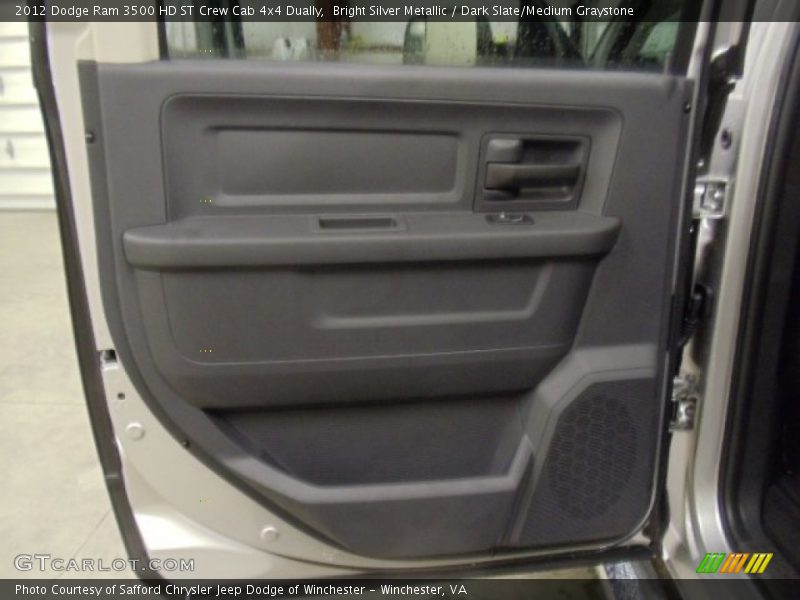 Bright Silver Metallic / Dark Slate/Medium Graystone 2012 Dodge Ram 3500 HD ST Crew Cab 4x4 Dually