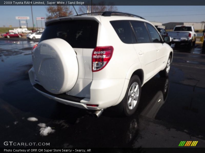 Super White / Sand Beige 2009 Toyota RAV4 Limited