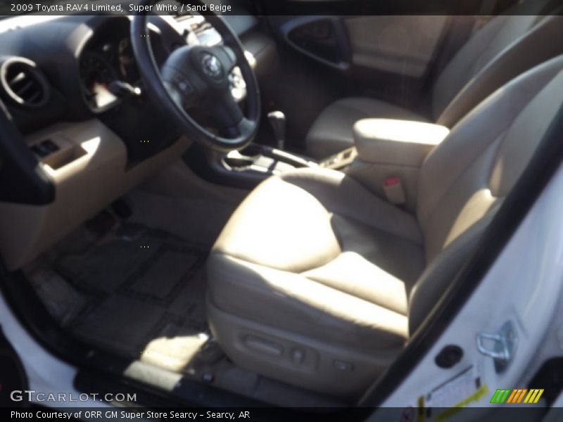 Super White / Sand Beige 2009 Toyota RAV4 Limited