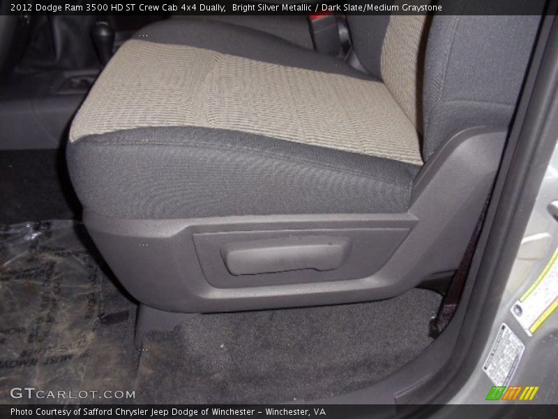 Bright Silver Metallic / Dark Slate/Medium Graystone 2012 Dodge Ram 3500 HD ST Crew Cab 4x4 Dually