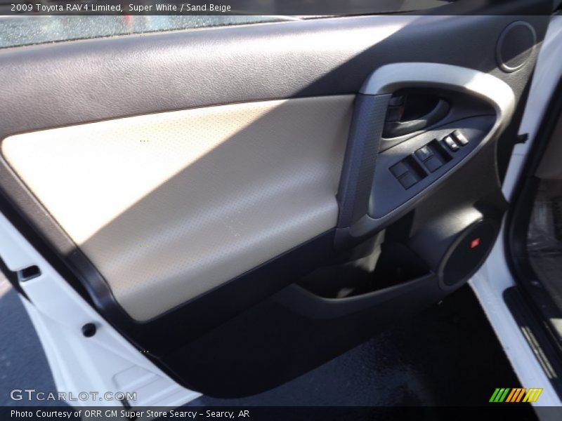 Super White / Sand Beige 2009 Toyota RAV4 Limited