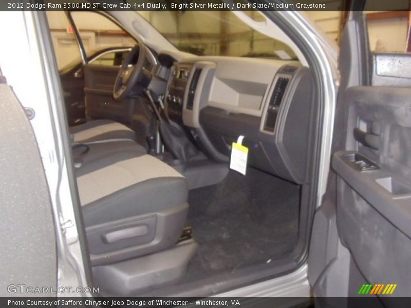 Bright Silver Metallic / Dark Slate/Medium Graystone 2012 Dodge Ram 3500 HD ST Crew Cab 4x4 Dually