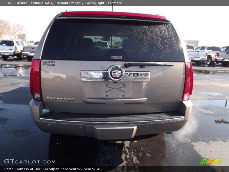 Radiant Bronze / Cocoa/Light Cashmere 2007 Cadillac Escalade AWD
