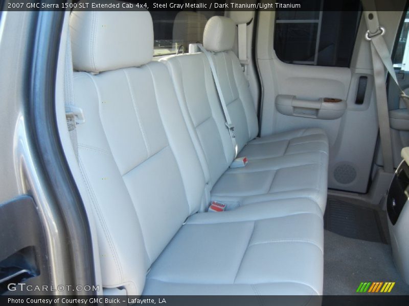 Steel Gray Metallic / Dark Titanium/Light Titanium 2007 GMC Sierra 1500 SLT Extended Cab 4x4