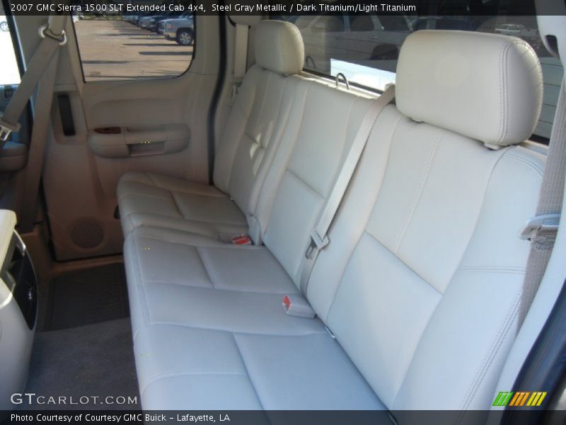 Steel Gray Metallic / Dark Titanium/Light Titanium 2007 GMC Sierra 1500 SLT Extended Cab 4x4