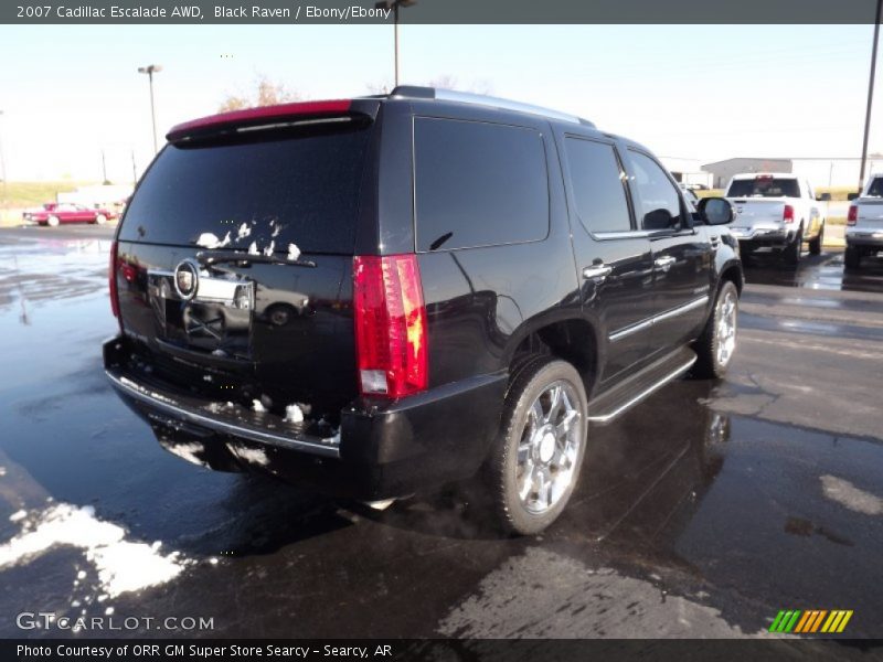 Black Raven / Ebony/Ebony 2007 Cadillac Escalade AWD