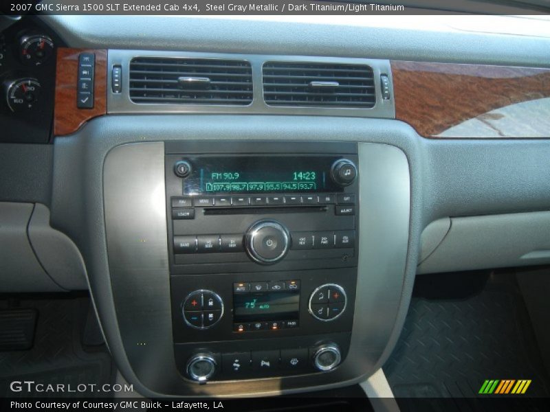 Steel Gray Metallic / Dark Titanium/Light Titanium 2007 GMC Sierra 1500 SLT Extended Cab 4x4