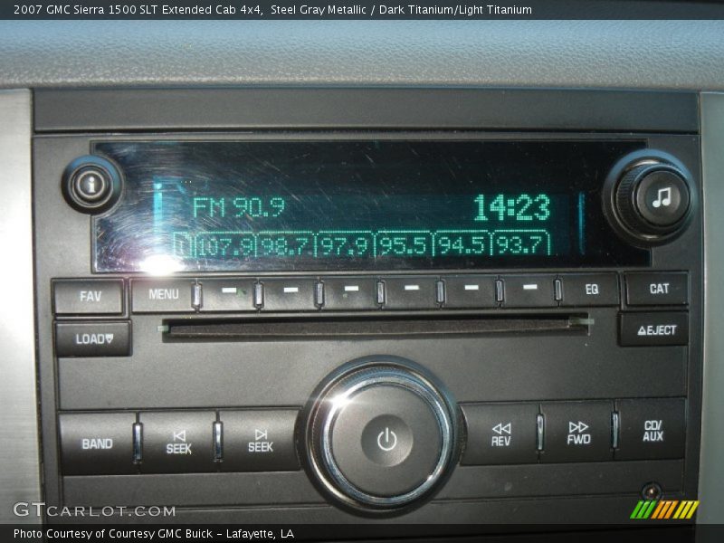 Steel Gray Metallic / Dark Titanium/Light Titanium 2007 GMC Sierra 1500 SLT Extended Cab 4x4