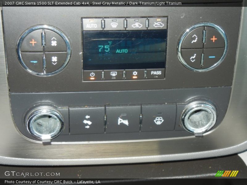 Steel Gray Metallic / Dark Titanium/Light Titanium 2007 GMC Sierra 1500 SLT Extended Cab 4x4