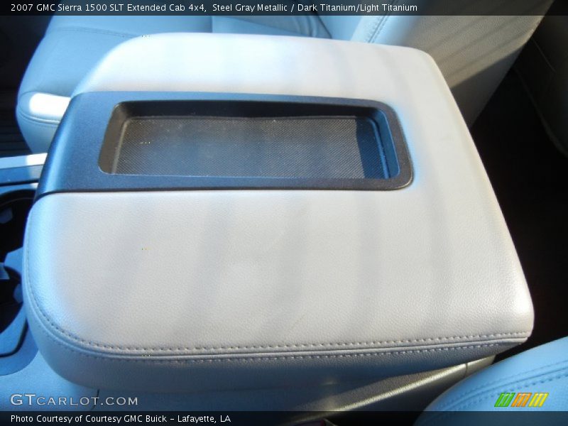 Steel Gray Metallic / Dark Titanium/Light Titanium 2007 GMC Sierra 1500 SLT Extended Cab 4x4