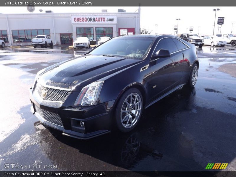 Black Raven / Ebony 2011 Cadillac CTS -V Coupe