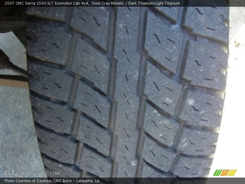 Steel Gray Metallic / Dark Titanium/Light Titanium 2007 GMC Sierra 1500 SLT Extended Cab 4x4