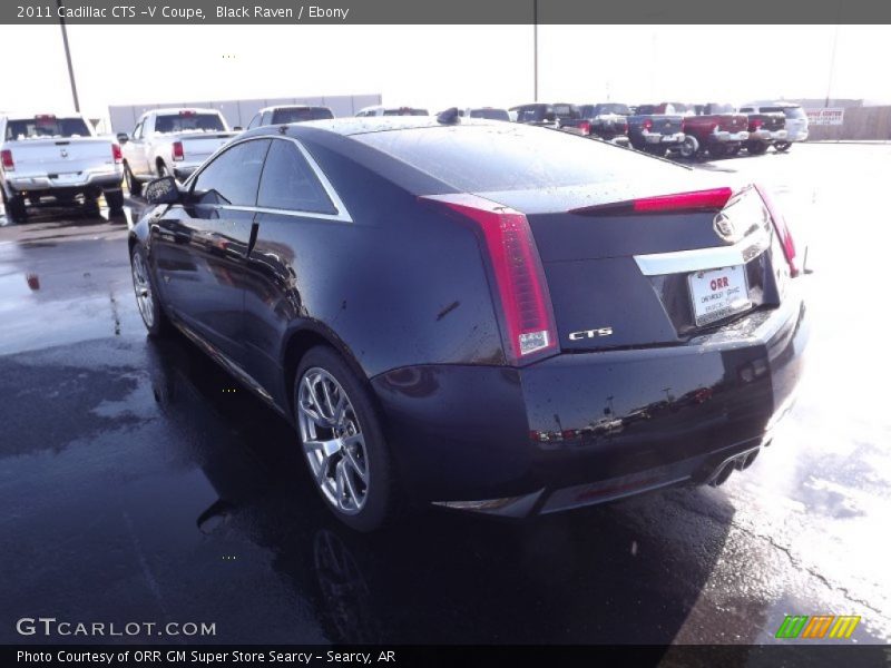 Black Raven / Ebony 2011 Cadillac CTS -V Coupe